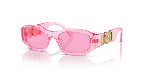 kids pink versace glasses|clear pink Versace glasses.